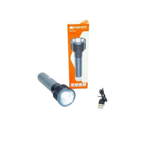 Kamisafe KM H06U Rechargeable Aluminium Alloy Flashlight Torch