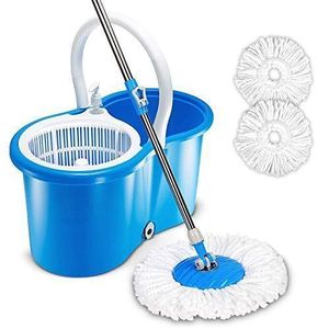 Metallic 360 Rotate Spin Mop+ Bucket Set