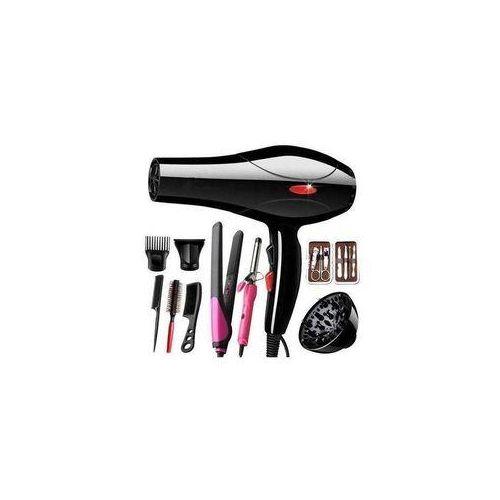 Canye Blow Dry Hair Dryer - Black With Accessories, Combs & Flat Iron - Full Set.