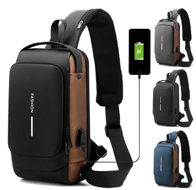 New Arrivals Men's Bag Canvas Single Shoulder Bag Business Men's Messenger Bag Men's Single Shoulder Backpack