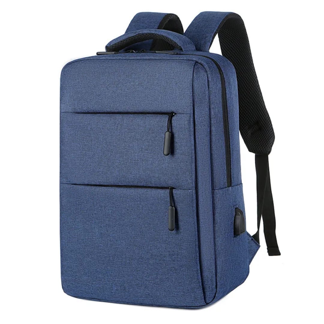 Men Bags Backpacks Bookbags School Bags Medium Size USB Laptop Bags Travel Bags Nylon Cloth Bags Anti-Theft Leisure BLUE