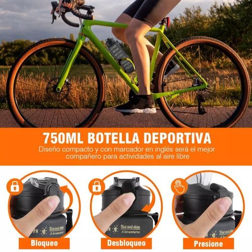 3 IN 1 Pack of 3 Water Bottles, 2 Litres,750ML,300ML Sports Water Bottles, Leakproof & BPA Free, Motivational Water Bottles with Time Marker for Outdoor Sports, Fitness, Office