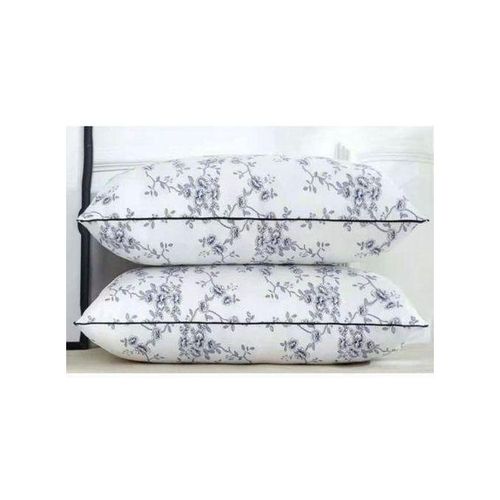 Set Of 2 Bed Pillow (Pair- Pure Fiber Filled).