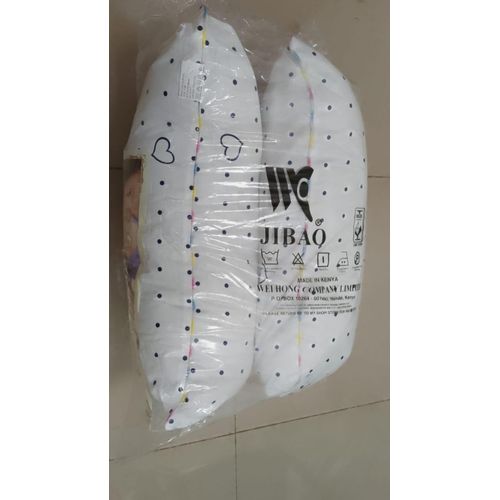 Set Of 2 Bed Pillow (Pair- Pure Fiber Filled).