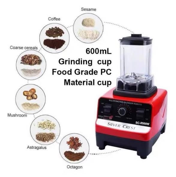 SILVER CREST 8500 Watts commercial blender 2in1 blender with 2.5 litre Jug and grinder Jug-CRAZY OFFERS!!!!!!!!