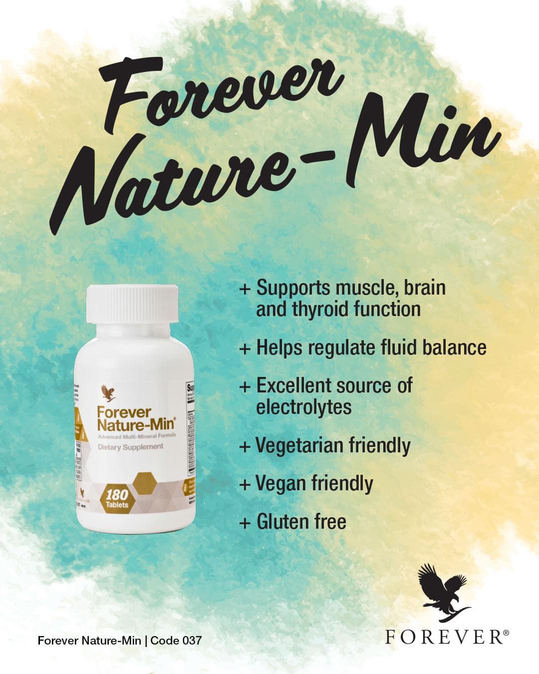 Forever Nature-Min is designed to provide you with essential and trace minerals.