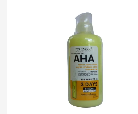 DR.DESS AHA Moisturizing Body Lotion Skin Brightening Gentle Exfoliation Anti aging Enhanced Skin Hydration Lotion