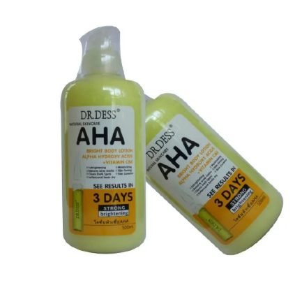 DR.DESS AHA Moisturizing Body Lotion Skin Brightening Gentle Exfoliation Anti aging Enhanced Skin Hydration Lotion
