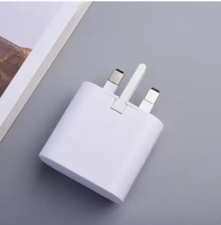 Samsung 25W WHITE Type-C to C Fast Charger Adapter/Header, USB-C Output, Compatible with Galaxy A15, A25, A05s, S20 FE, S23 FE & All Type-C Devices