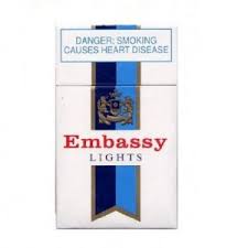 Embassy Lights by Dunhill - Premium Light Cigarettes Licensed by BAT Kenya - Smooth, Mellow Flavor