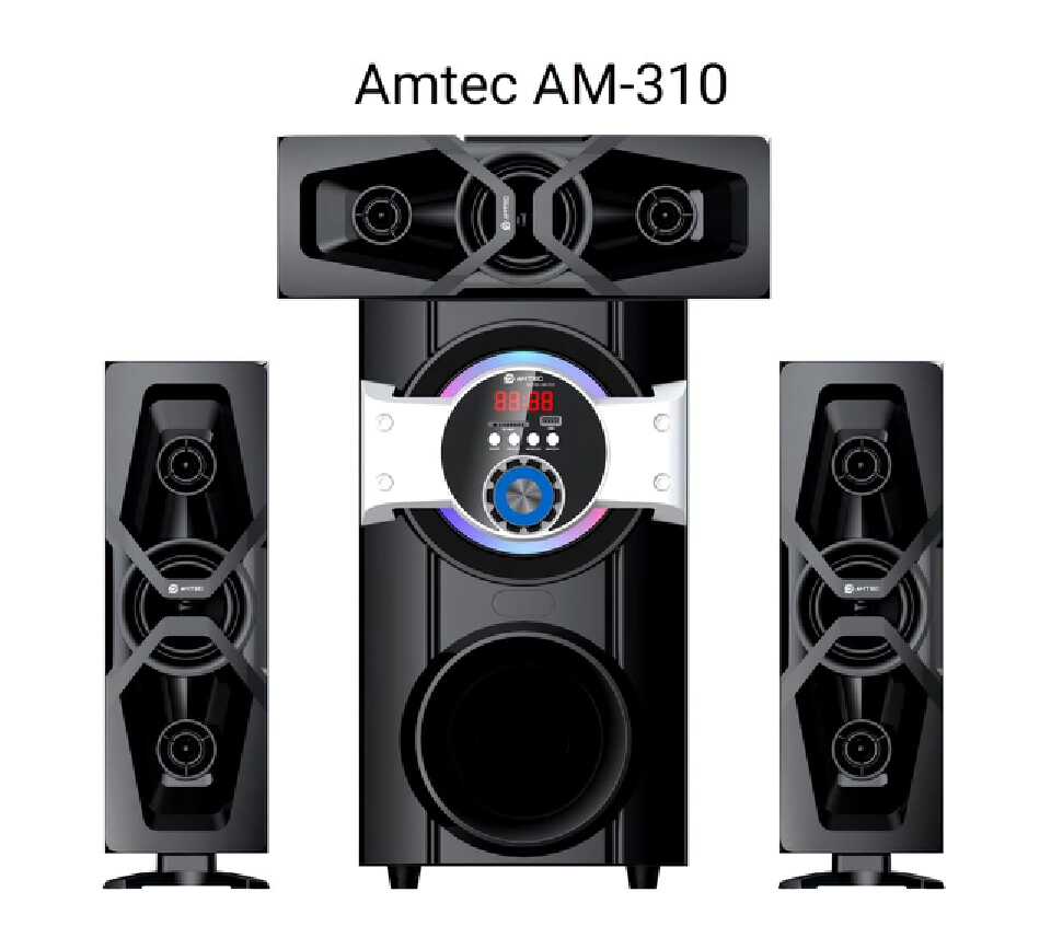 AMTEC AM-310 HOME MULTIMEDIA SPEAKER SYSTEM -BLACK