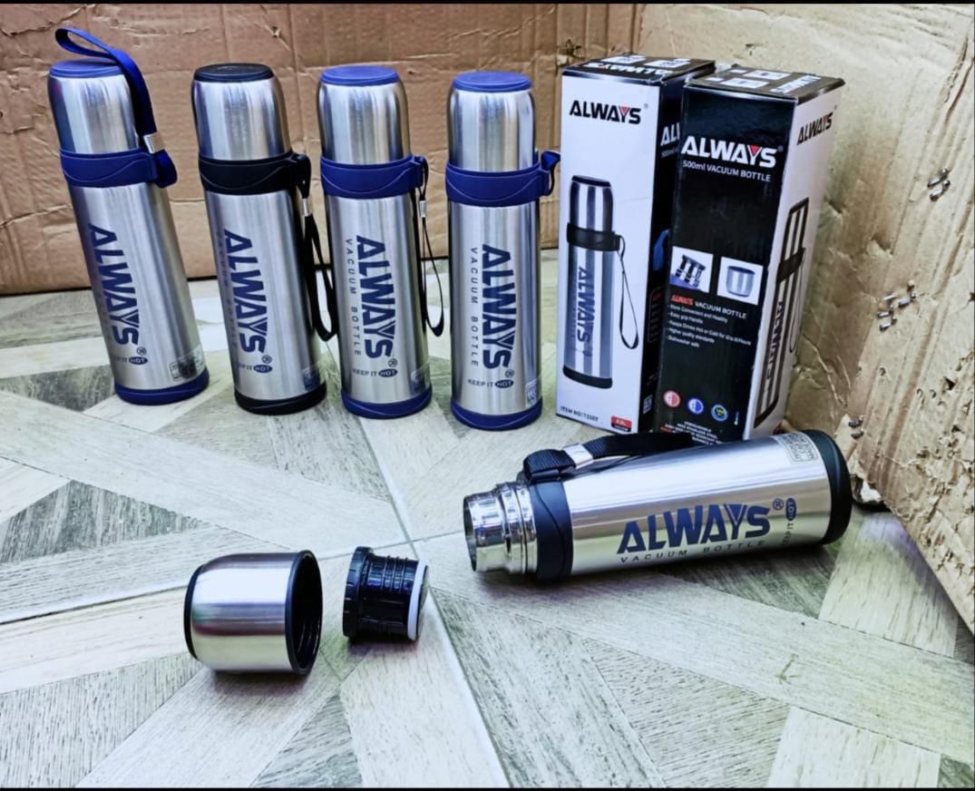 500 ML ALWAYS  STAINLESS STEEL VACUUM FLASK
