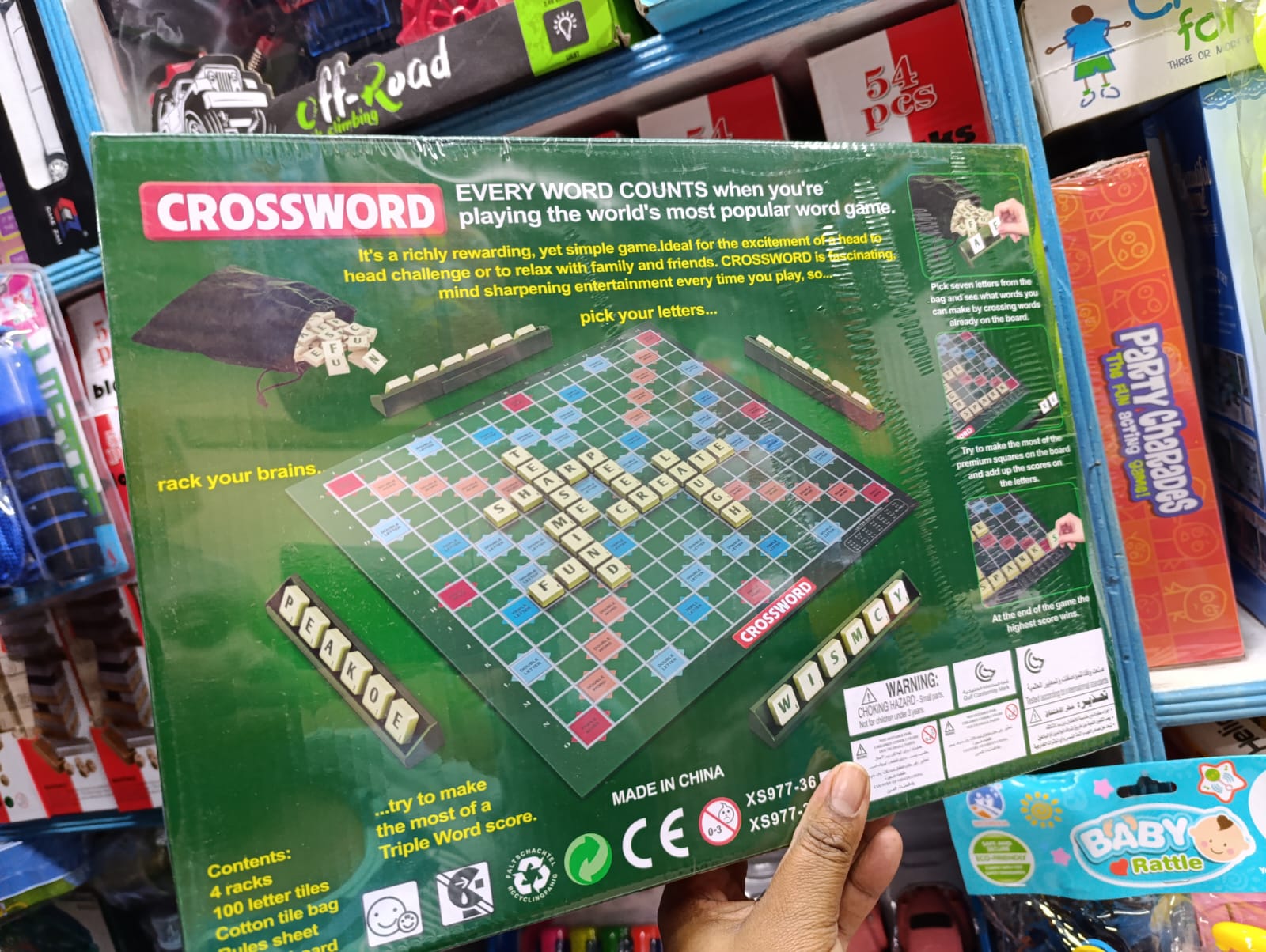 Scrabble Board Game / Every Word Counts