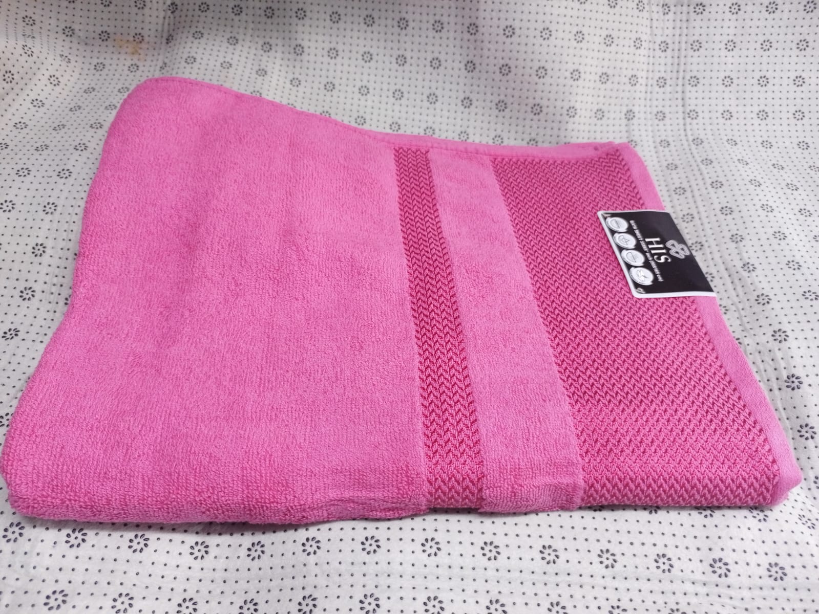 HIS COLOURED TOWELS  90*165 CM  - ASSORTED COLOURS