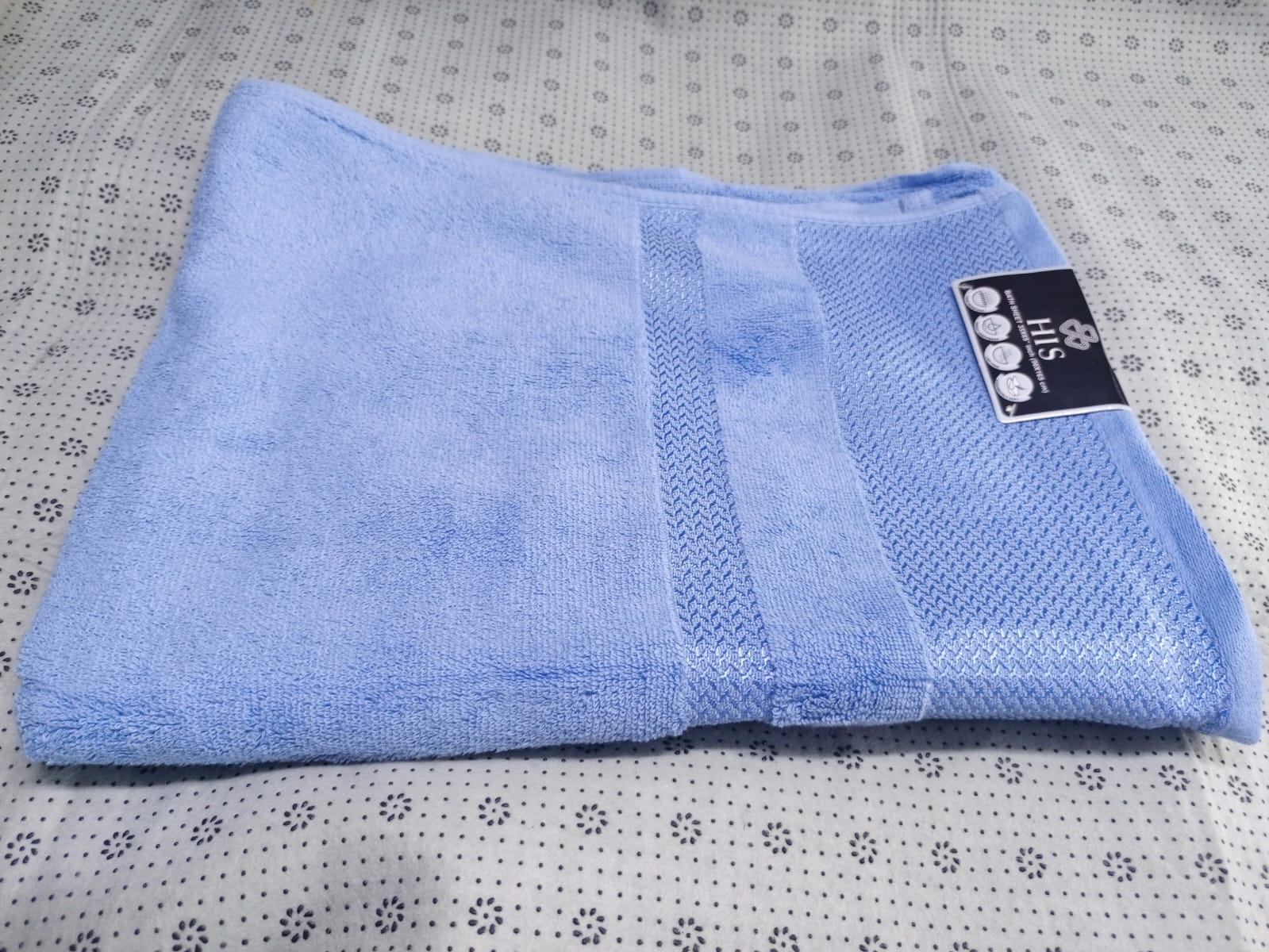 HIS COLOURED TOWELS  90*165 CM  - ASSORTED COLOURS