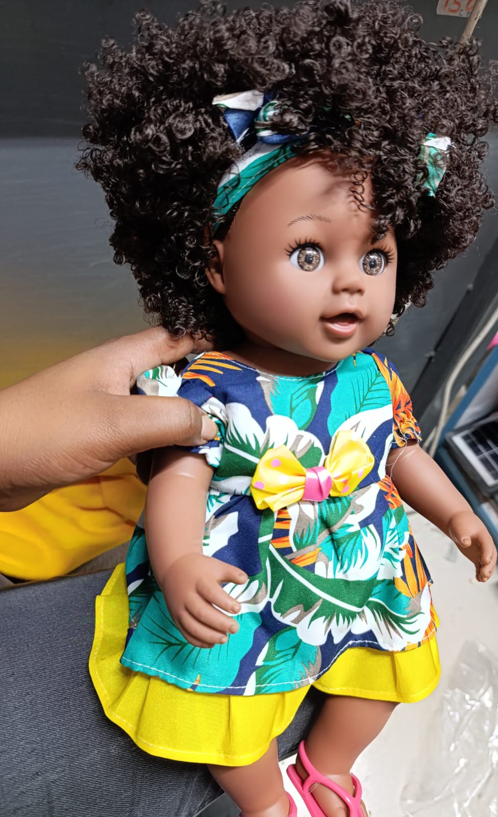 BIG SIZED AFRICAN DOLL