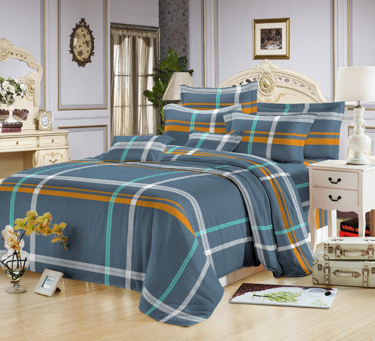4pc 5*6 Quality Cotton Duvet Set
