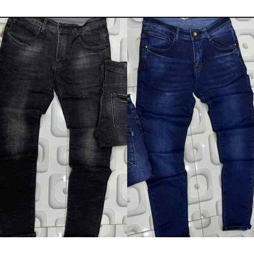 2 PACK MEN'S FASHION DENIM JEANS TROUSERS