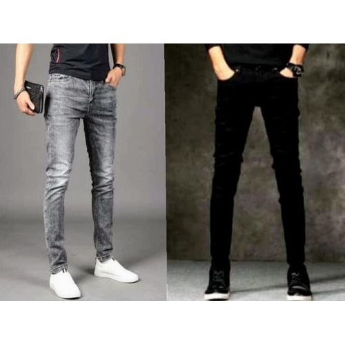 2 PACK MEN'S FASHION DENIM JEANS TROUSERS