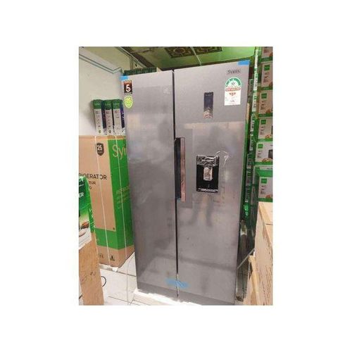 Syinix side by side 460 litres refrigerator with dispenser No frost - No Frost Technology,  No ice buildup, hassle-free maintenance, Water Dispenser, Instant chilled water at your fingertips.