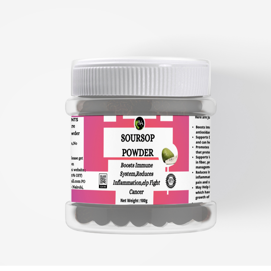 SourSop Powder- Reduces Inflammation,Inhibiting the growth of cancer cells, fight off infections.
