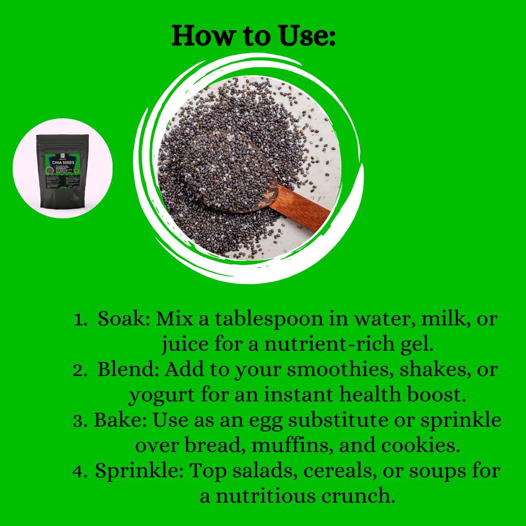 Chia Seeds – 250g ,Supports heart and brain health,Protein-Packed,Supports Weight Management