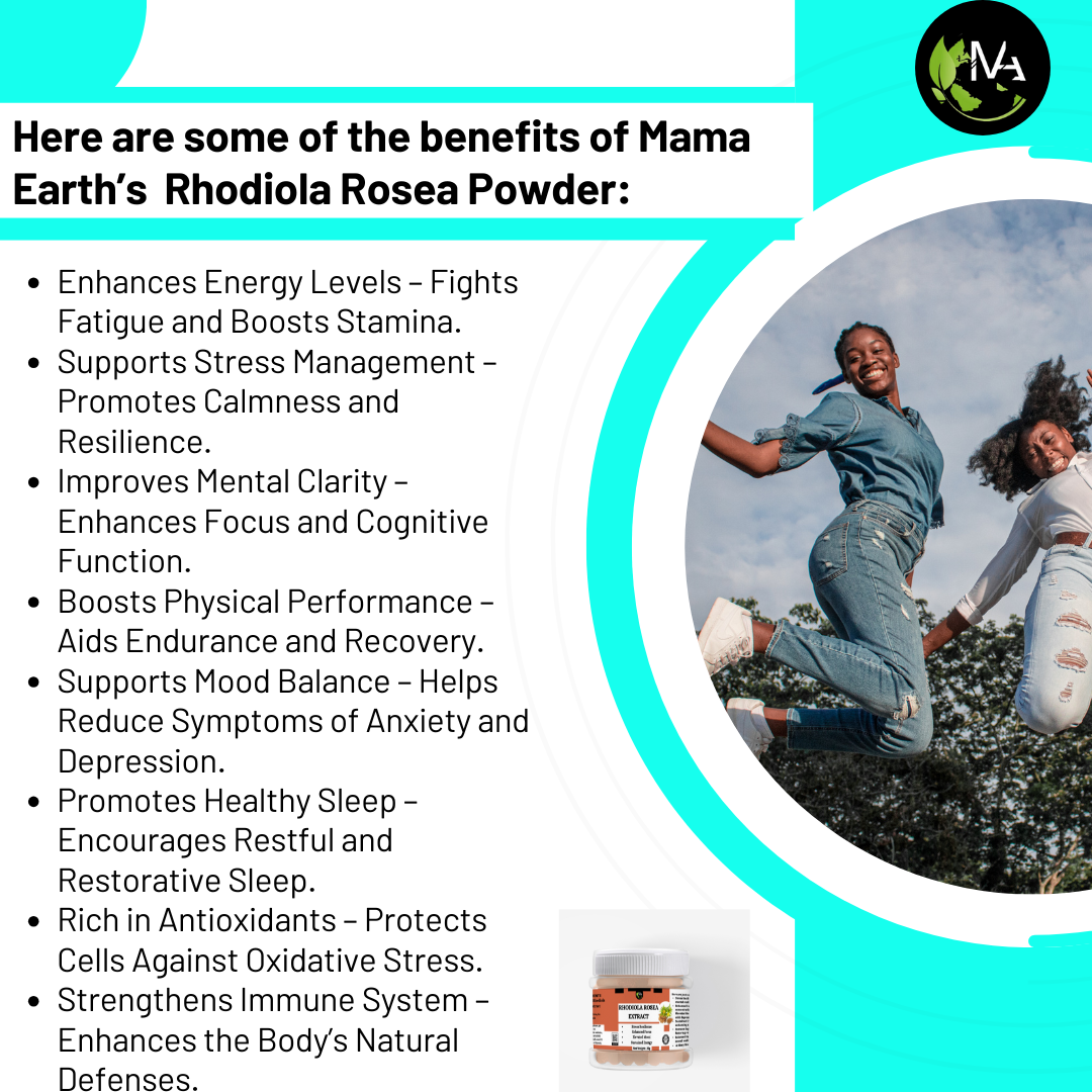 Rhodiola Rosea Powder - Enhances Energy Levels ,Supports Stress Management