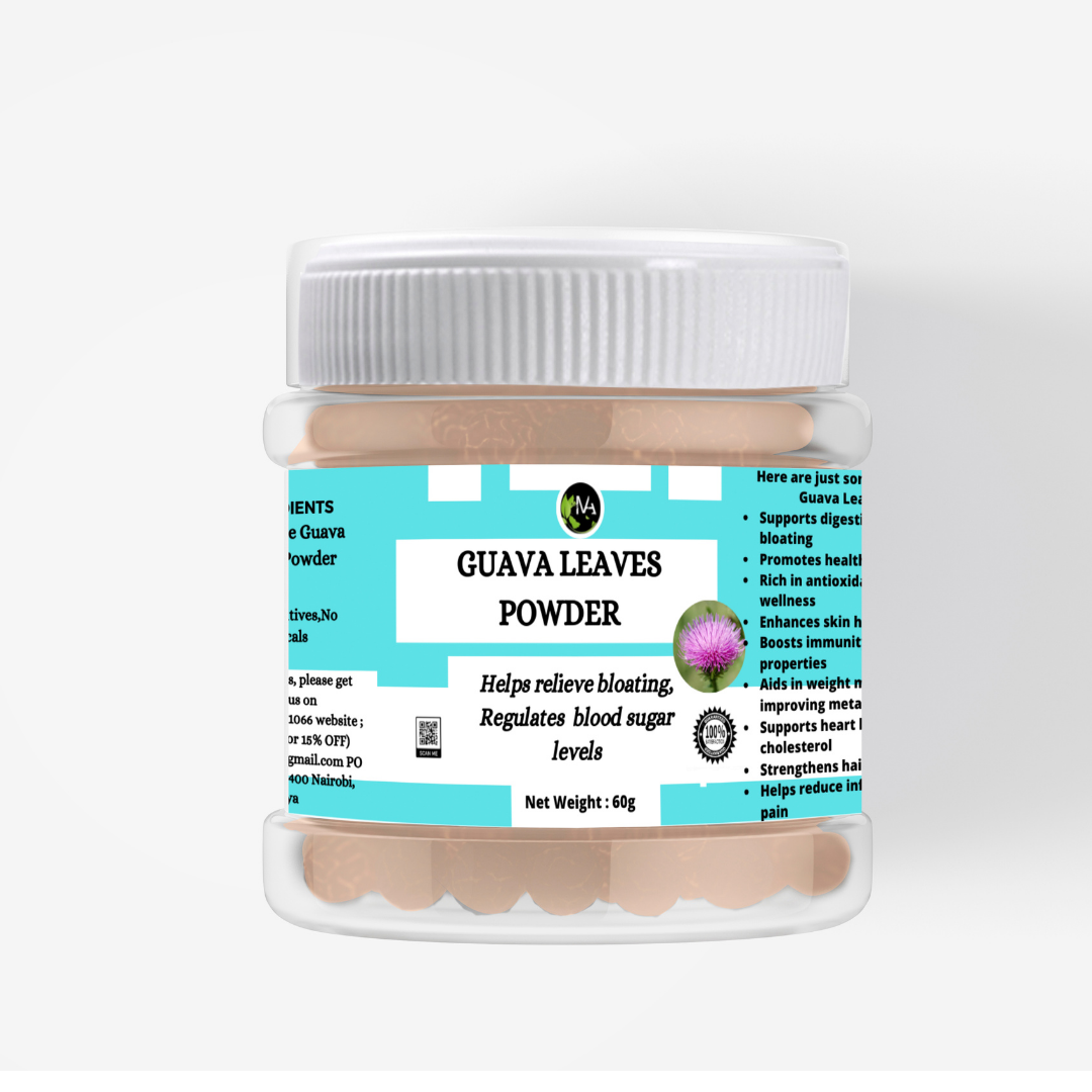 Guava Leaves Powder - helps relieve bloating,Aids in weight management ,Boosts immunity