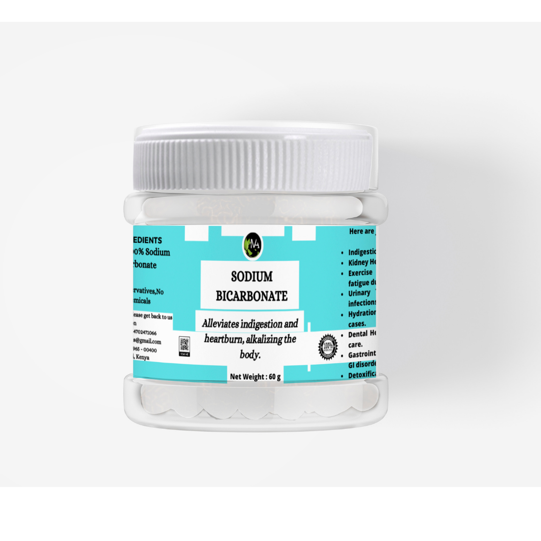 Sodium Bicarbonate (Baking Soda) - Relieves heartburn,Whitens teeth ,Deodorizes fridges, shoes, trash cans