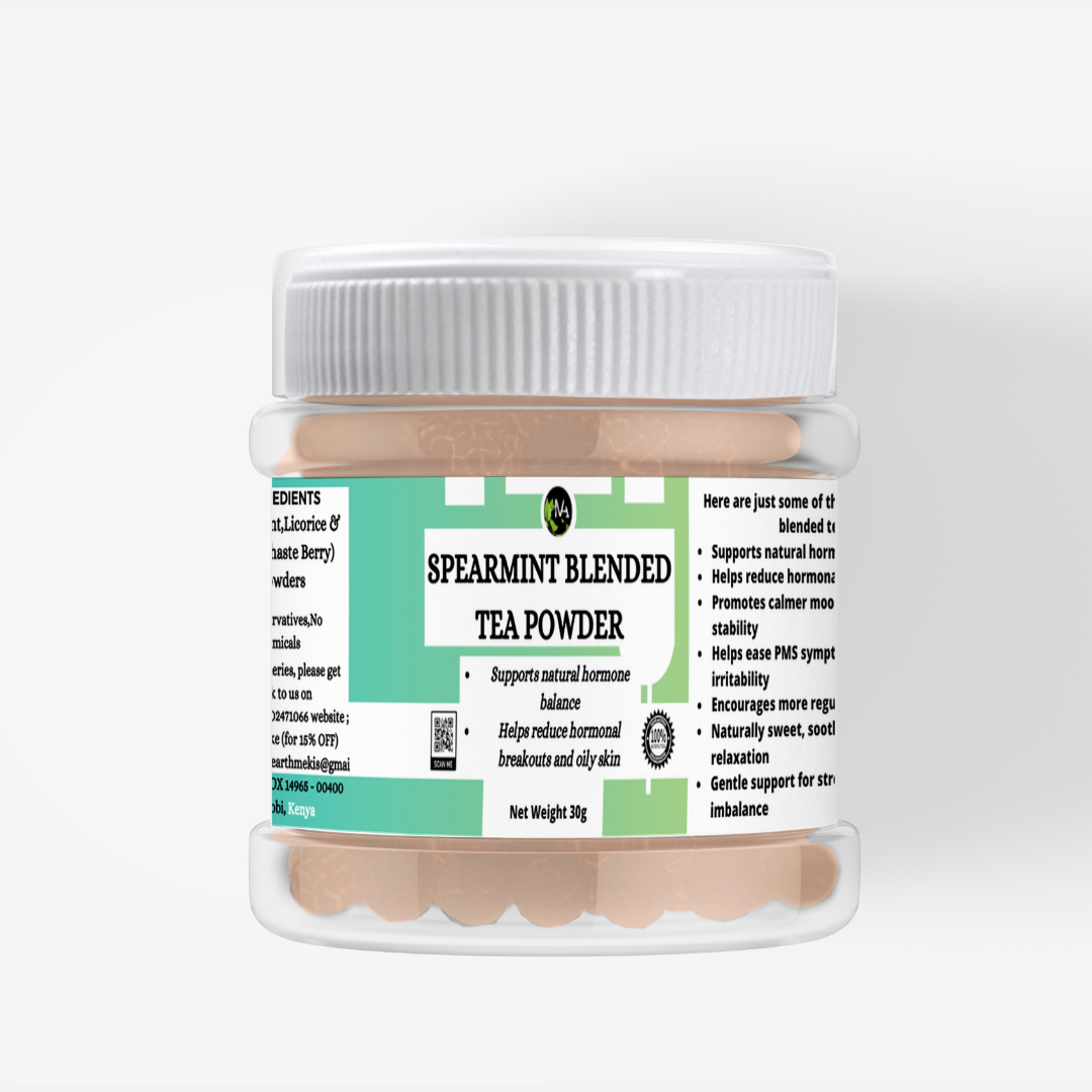 Spearmint Blended Tea - With Vitex,Licorice,Supports natural hormone balance