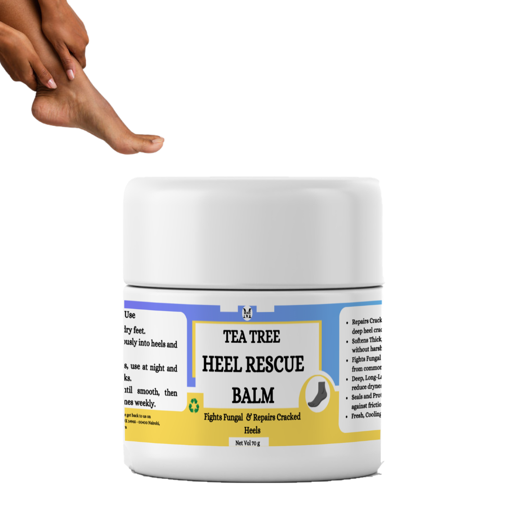 Tea Tree  Heel Rescue Balm - Restore Cracked Feet,Fights Fungal & Itchy Foot Problems