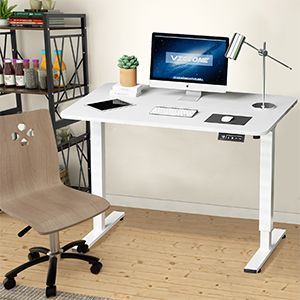 Electric Height Adjustable Standing Desk - Ergonomic Design with Smooth Motorized Lift for Home and Office Use, Spacious Work Surface, Sturdy Frame, Sit-to-Stand Converter, Modern and Durable Desk