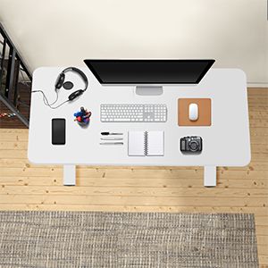 Electric Height Adjustable Standing Desk - Ergonomic Design with Smooth Motorized Lift for Home and Office Use, Spacious Work Surface, Sturdy Frame, Sit-to-Stand Converter, Modern and Durable Desk