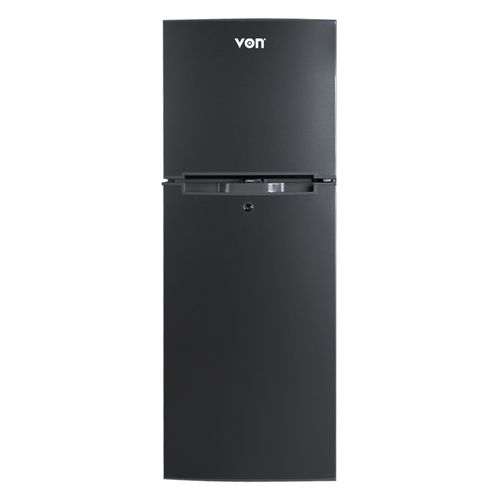 CLEARANCE OFFER VON High Quality Double Door Fridge - 138L - Stainless Steel Refrigerator