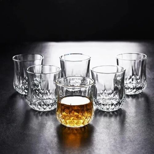 CLEARANCE OFFER Niceone 6pcs 217ml High Quality Classy Whiskey/Wine/Water Glass