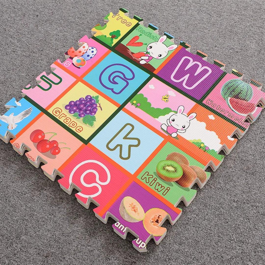 Puzzle mat Puzzle Play mat is good for kids and it also protect the kids from head bumps and makes sitting on the floor comfortable for everyone with our cushioned mat. The thickset foam provides a ge