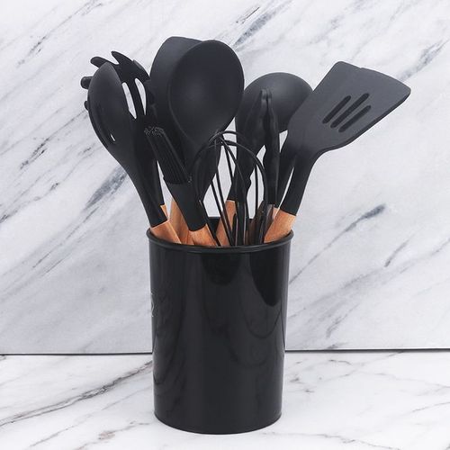 CLEARANCE OFFER 12pc Silicone Non Stick Cooking Spoon Set
