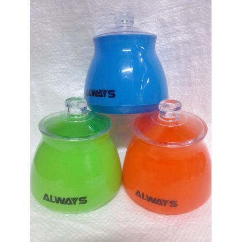 CLEARANCE OFFER Always sugar dish 3pcs