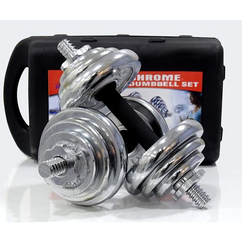 CLEARANCE OFFER 10kg ‎Adjustable Chrome Dumbbell Set