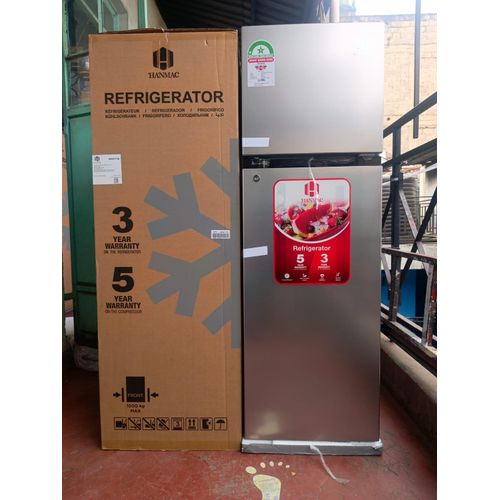 CLEARANCE OFFER HANMAC 173L Double Door Fridge – Spacious, Energy-Efficient, Fast Cooling
