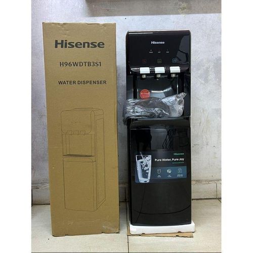 CLEARANCE OFFER Hisense Water Dispenser Black Hot, Normal & Cold With Compressor