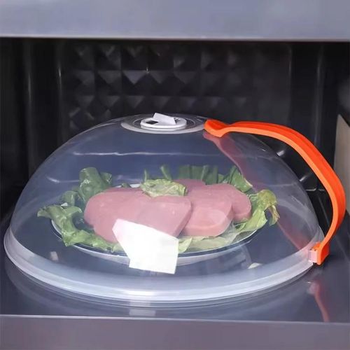 CLEARANCE OFFER Microwave Food Cover with Steam Vents – BPA-Free Splatter Guard for Microwave Cooking Heat-