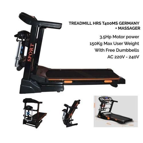 CLEARANCE OFFER Home Gym/ Commercial Electric Auto Incline Treadmill Fitness Equipment With Free Dumbbells And Massager Belt
