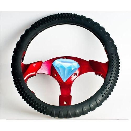CLEARANCE OFFER Black Silicone Car Steering Wheel Cover