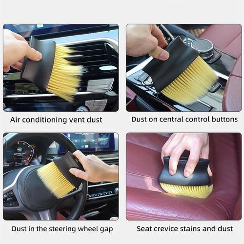 CLEARANCE OFFER Car Interior Cleaning Brush Dashboard Air Vent Detailing Dust Sweeping Tool Home Office Cleaner Soft Brush
