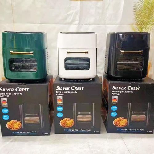 CLEARANCE OFFER SILVER CREST New Design 15L Large Big Capacity Air Fryer & Oven 2 In 1 with touch screen