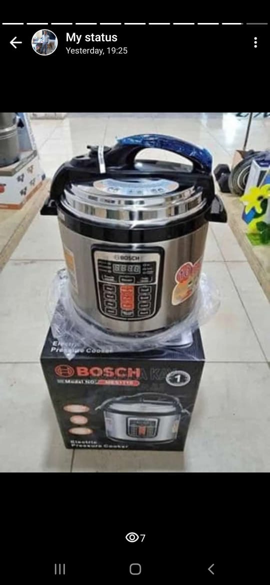 Bosch ELECTRIC PRESSURE COOKER WITH PRE PROGRAMMED MENUTime and Power Saving. 70% faster than conventional cooking
Airtight cooking retains nutrient and original taste
Keep food hot for 12 hours
Eas