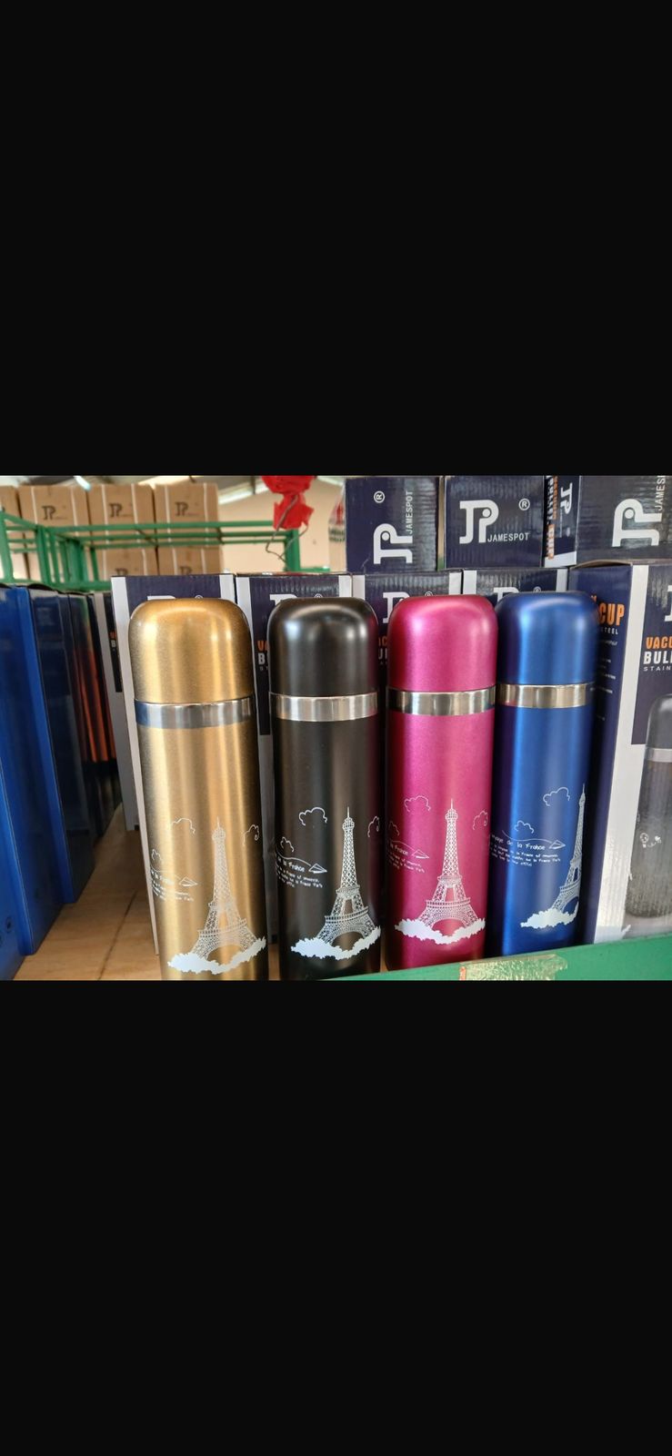 500ML Metallic Thermos Vacuum Flask Travel Cup water bottle   Made from premium stainless steel, it offers durability and a sleek, modern look. The advanced vacuum insulation technology ensures that y