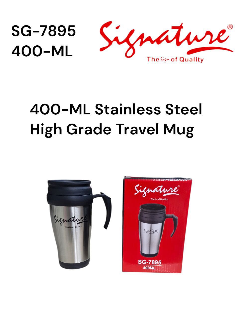 Stainless Steel Travel Portable Coffee/Tea Hot Thermo Mug