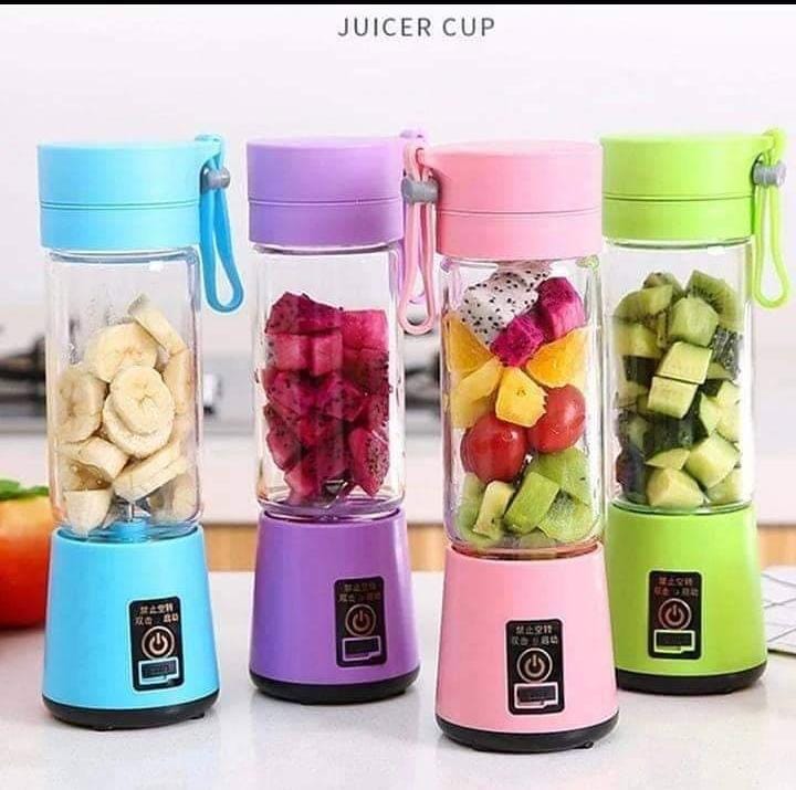 Portable blender rechargeable  This 3-speed blender comes with a powerful 30W motor that has an overheat protection feature that runs the copper color cutting blades. You can now order for this blende